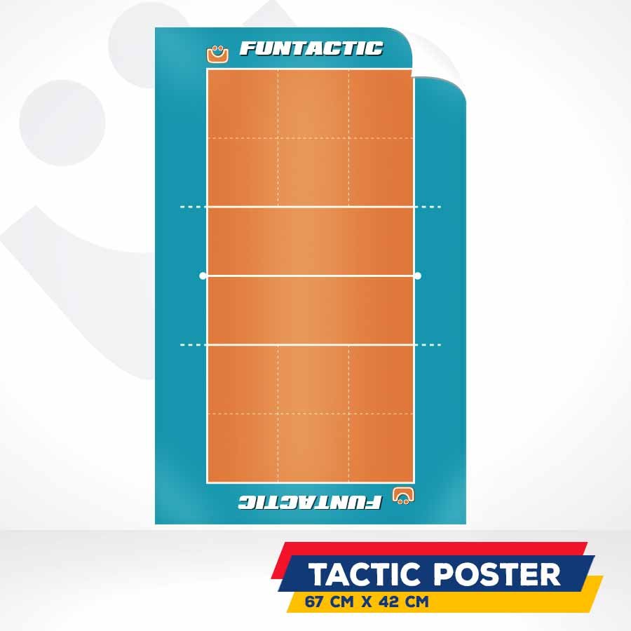 Volleyball tactic poster